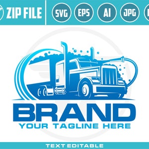 truck triler wash logo svg, semi truck wash logo, svg truck wash logo svg, truck cleaning logo, truck cleaning services logo, auto wash logo