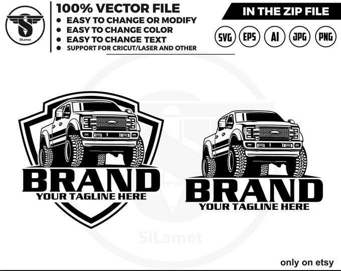 ford super duty svg, pickup truck, pickup truck Logo, pickup truck svg, pickup truck tshirt, silhouette SVG Vector Cricut Cut Cutting