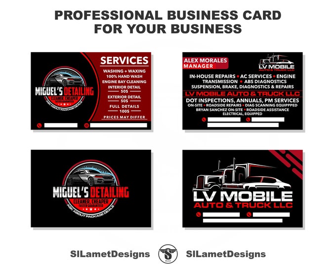 I will make a professional business card or flayer designs