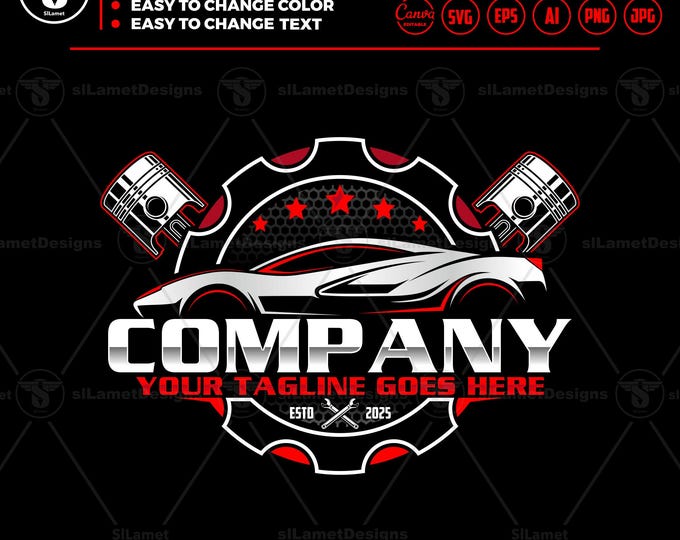 car service logo: Car Repair, Auto Fix SVG, Automotive file vector