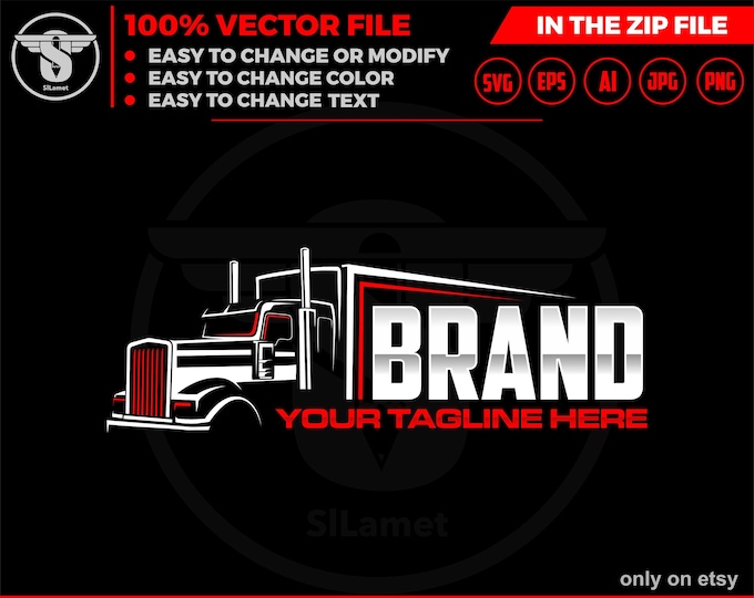 trucking logo, Trucking Company Logo, Moving Truck, Semi Truck, Trucking Brand, Truck Door Logo, Trucker Logo, trucking t-shirt, truck print