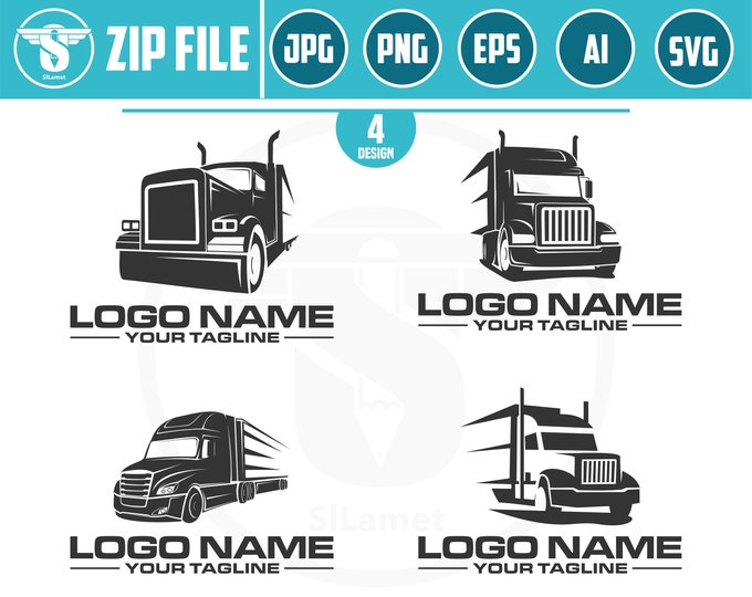 trucking svg, Trucking Company Logo, Moving Truck, Semi Truck, Trucking Brand, Truck Door Logo, Trucker Logo, trucking t-shirt, truck print