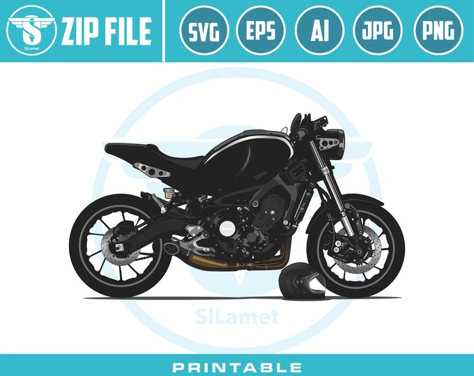 xsr 900 snake grip SVG, xsr 900 YAMAHA svg, illustration motorbike, vector racing motorbike, print racing motorbike, t-shirt screen printing