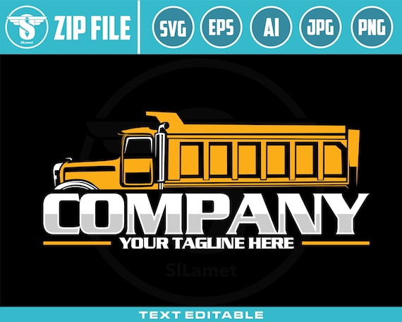 Dump Truck logo, Truck logo Svg, american dump truck logo, trucking logo, industry, heavy, machinery, industrial, equipment, construction