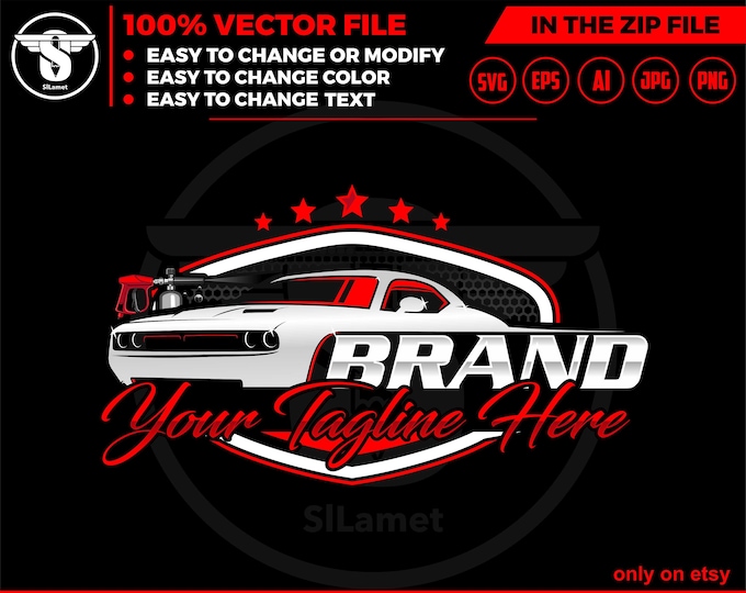 car wash logo template - auto detailing car logo template - Car Detailing Services logo - car clean logo - auto detailing logo SVG