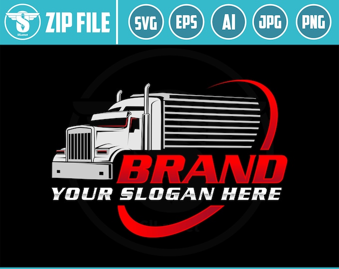 trucking svg, Trucking Company Logo, Moving Truck, Semi Truck, Trucking Brand, Truck Door Logo, Trucker Logo, trucking t-shirt, truck print