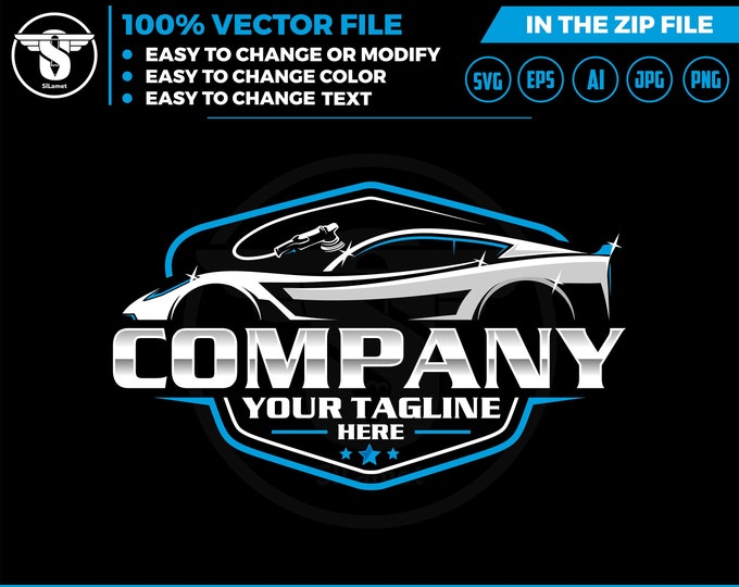 auto detailing - car logo template - Car Detailing Services logo - car wash logo template - car clean logo - auto detailing logo SVG - auto