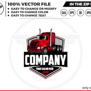 trucking logo, big rig logo, Trucking Company Logo, Moving Truck, Semi Truck logo, head Trucking logo, semi truck trailer logo Truck trailer