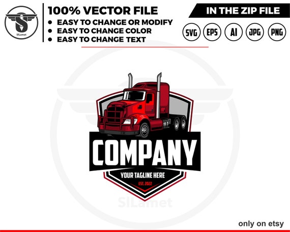 trucking logo, big rig logo, Trucking Company Logo, Moving Truck, Semi Truck logo, head Trucking logo, semi truck trailer logo Truck trailer