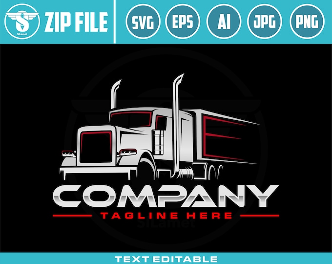 trucking svg, Trucking Company Logo, Moving Truck, Semi Truck, Trucking Brand, Truck Door Logo, Trucker Logo, trucking t-shirt, truck print