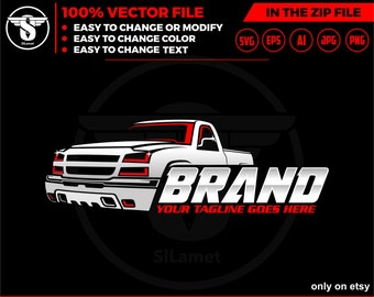 Chevrolet pickup logo, pickup truck svg, pickup truck Company Logo, pickup truck outline, pickup truck line art, Chevrolet Silverado 1500