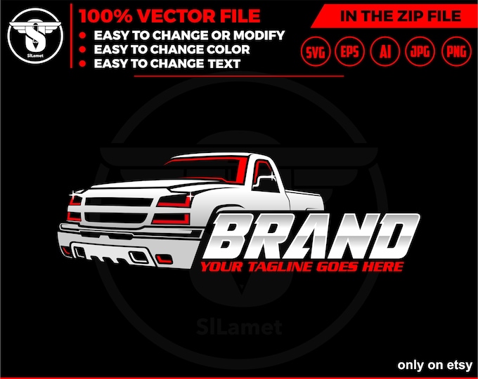 Chevrolet pickup logo, pickup truck svg, pickup truck Company Logo, pickup truck outline, pickup truck line art, Chevrolet Silverado 1500