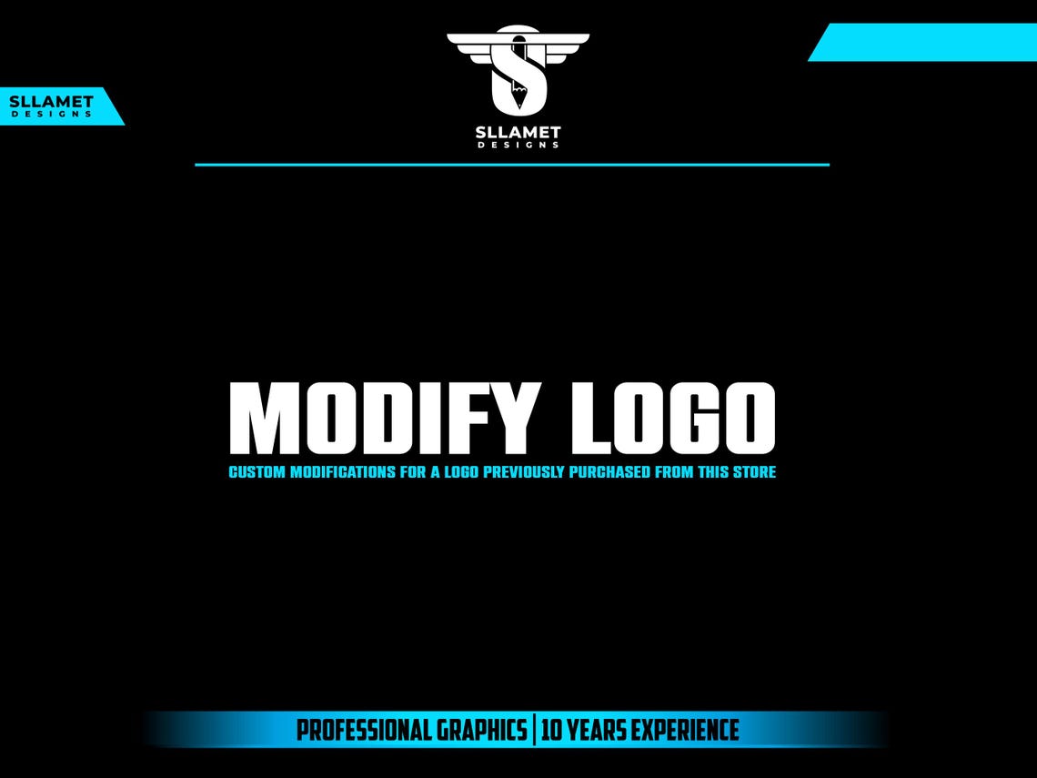 Modify Logo, Change Text, Change Color and Other - Etsy