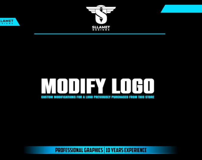 modify logo, change text, change color and other