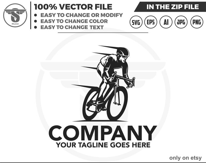 bicycle racing logo - bicycle logo - road bicycle - sport - cycle, bicycle, biking, illustration, bike