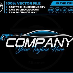 Car wash logo template - car wash logo - car wash svg - cleaning car logo - automotive