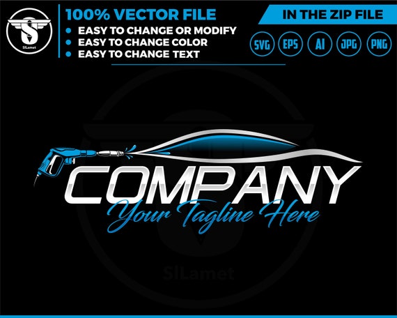 Car wash logo template - car wash logo - car wash svg - cleaning car logo - automotive