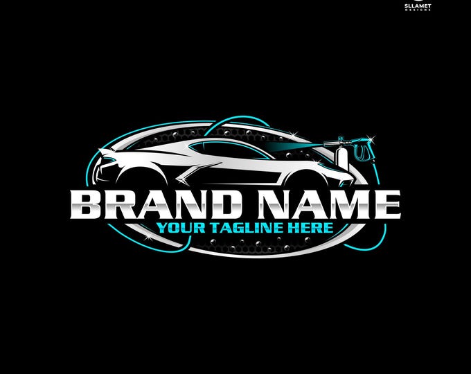 Car Wash Logo: Auto Cleaning Detail Service Vector Designs (SVG, EPS, PNG)