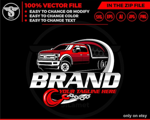 flatbed truck towing logo, towing logo template, towing chain svg, tow truck 18 wheeler, tow truck logo, towing service logo, tow car logo