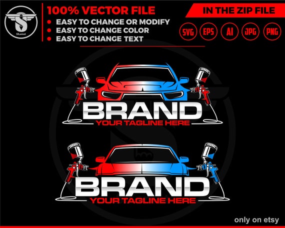 car painting logo, auto paint logo, car paint logo, paint body car logo, auto body paint logo, painting car logo