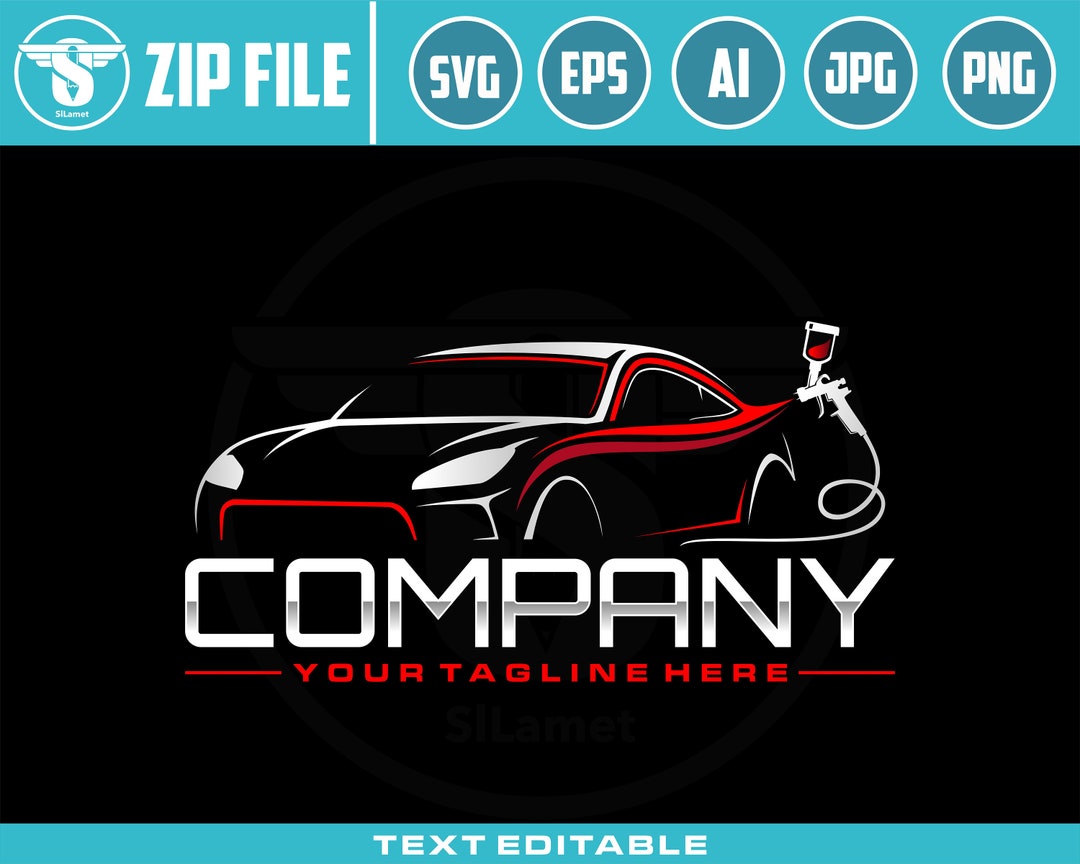 Car Painting Logo, Auto Paint Logo, Car Paint Logo, Paint Body Car Logo
