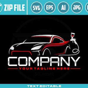 car painting logo, auto paint logo, car paint logo, paint body car logo, auto body paint logo, painting car logo, automotive logo SVG file