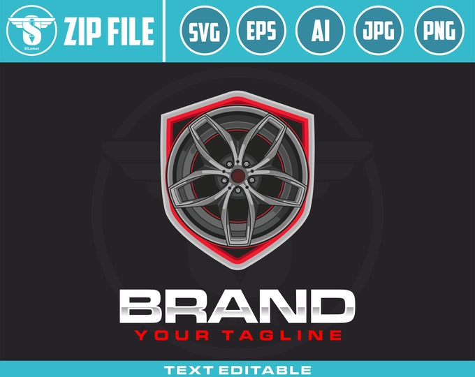 Tire service logo, automotive logo, Car Rim SVG, Wheels SVG, Tires svg, Car Wheel,Mechanic Logo, Fix Car Repair Service Garage, automobile