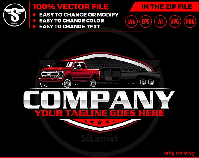 pickup dump trailer , dump trailer logo, pickup svg,trailer logo,trailer towing, logo,towing Company, Logo pickup ford, ford truck