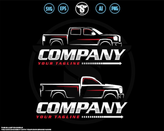 pickup logo, pickup truck svg, pickup truck Company Logo, pickup truck outline, pickup truck line art, pickup truck Brand, offroad t-shirt