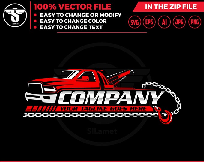 towing truck logo, towing logo template, towing chain svg, tow truck 18 wheeler, tow truck logo, towing service logo, tow car logo