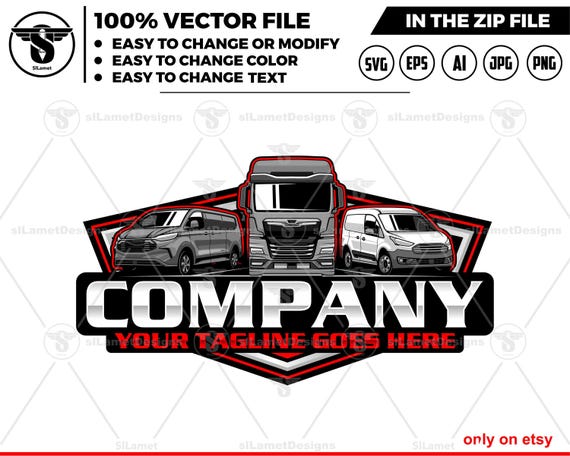 delivery transport logo - delivery trucking logo, TruckingLogo ,  logistics trucking, delivery van logo - transportation, logistics