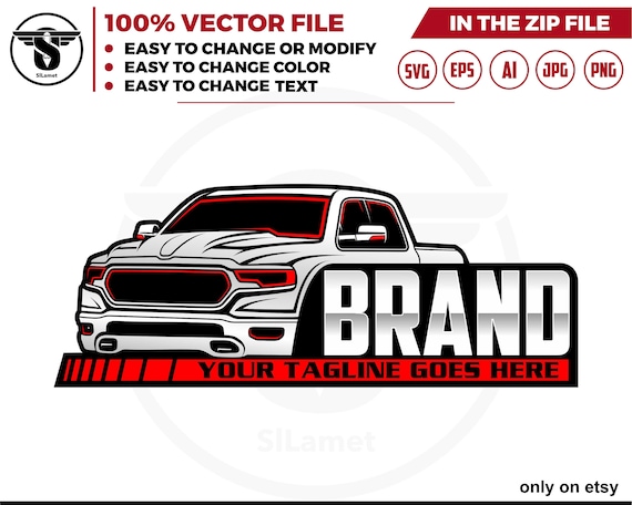 pickup logo - pickup truck svg - pickup truck Company Logo - pickup truck vector - ram pickup - Dodge RAM 1500 Limited