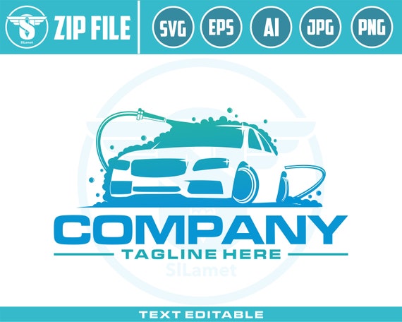 car wash logo svg, Car wash logo template designs, vehicle cleaning Logo, Car clipart, Car wash svg, automotive logo, svg file