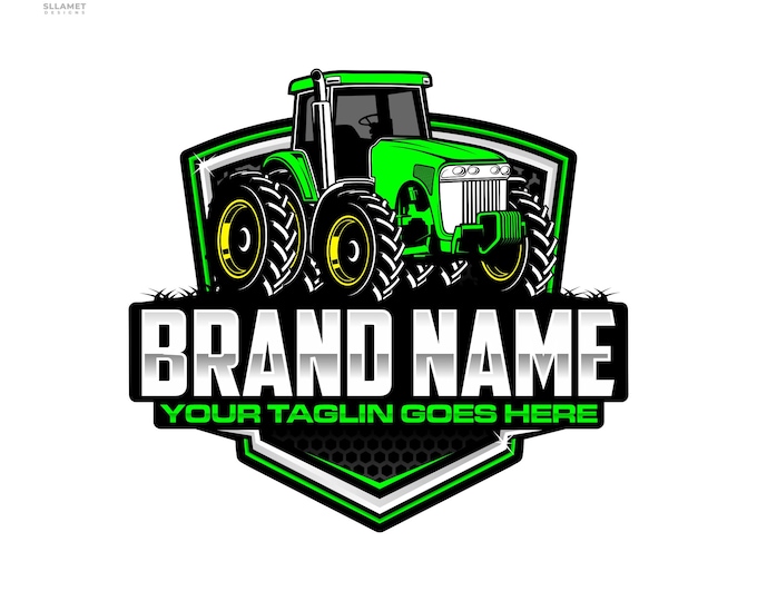 John Deere Tractor Logo: Farm Branding Vector Graphics