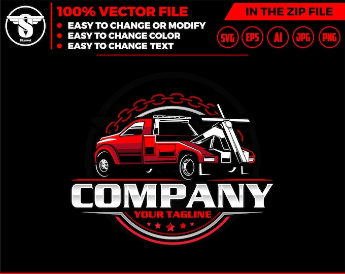 towing truck logo, towing logo template, towing chain svg, tow truck 18 wheeler, tow truck logo, towing service logo, tow car logo