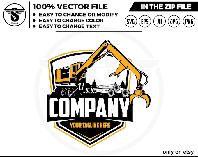 barko loader logo - logging equipment logo - heavy logging equipment logo - Logging Machines logo
