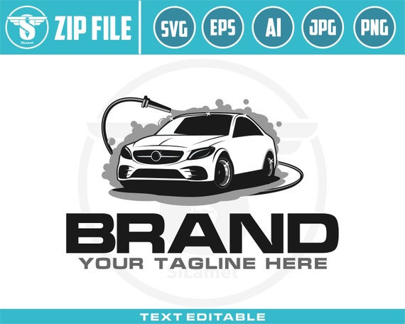 car wash logo svg, Car wash logo template designs, vehicle cleaning Logo, Car clipart, Car wash svg, automotive logo, svg file