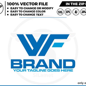 initial WF logo - text WF logo - font WF logo