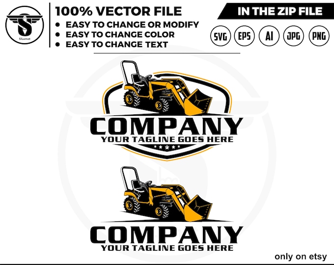 Tractor logo - Kubota logo, Backhoe, Excavator , Skidsteer ,Farm Equipment, Tractor