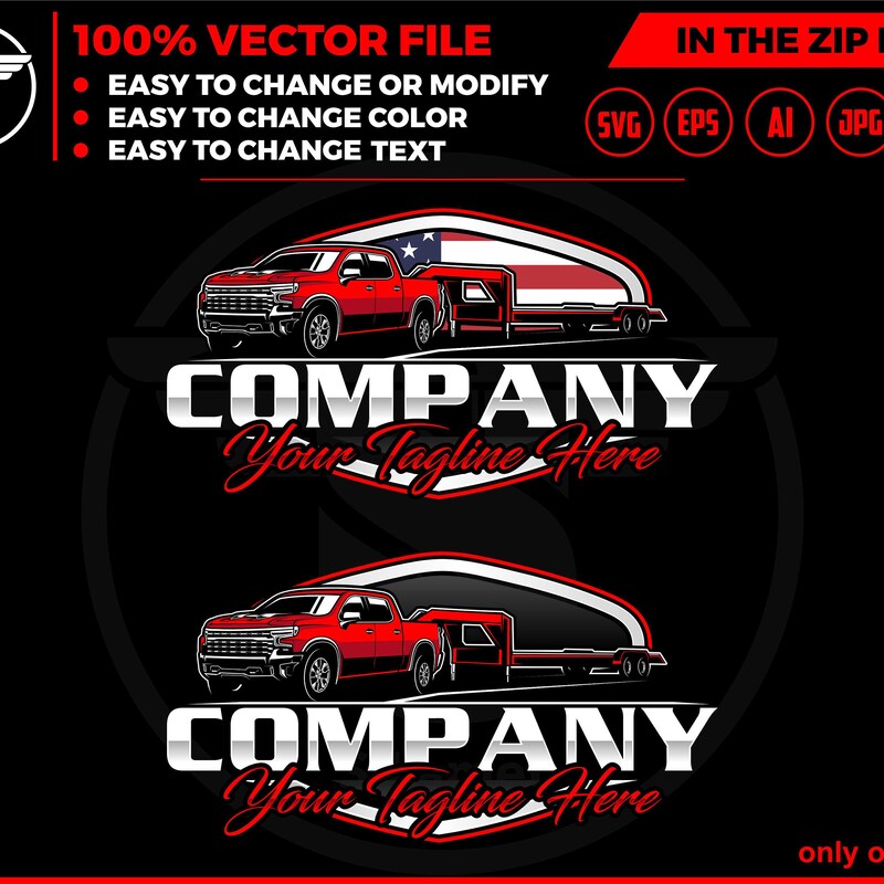 Hot Shot Trucking Logo - Etsy