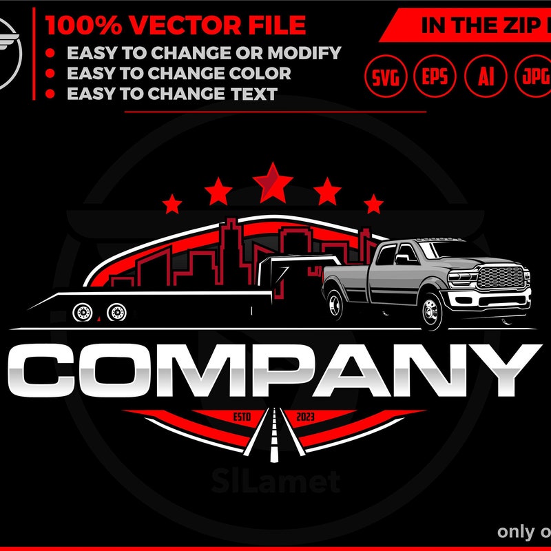 Hotshot Trucking Logo - Etsy