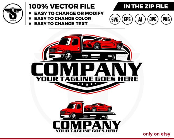 towing truck flatbed logo, towing logo template, towing chain svg, tow truck 18 wheeler, tow truck logo, towing service logo, luxury towing
