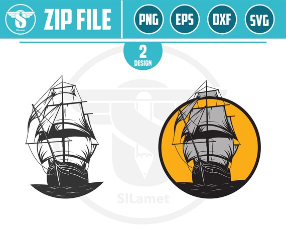sailboat logo, Sailing Ship svg,Ship svg,Boat svg, Sailing Ship logo