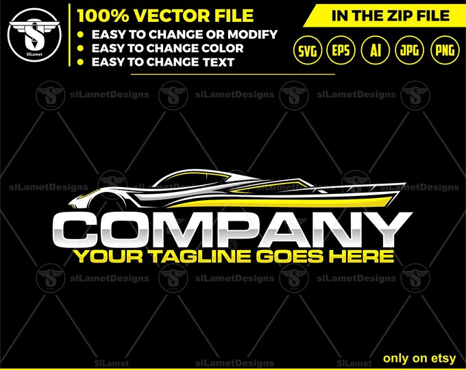 boats and car logo svg, Speed Boat logo Svg, Speedboat Svg, Motor Boat Svg, Yacht Luxury Water, passenger ship, Cruise Ship log svg, sea