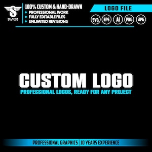 Logotipo personalizado para su negocio: revisiones ilimitadas