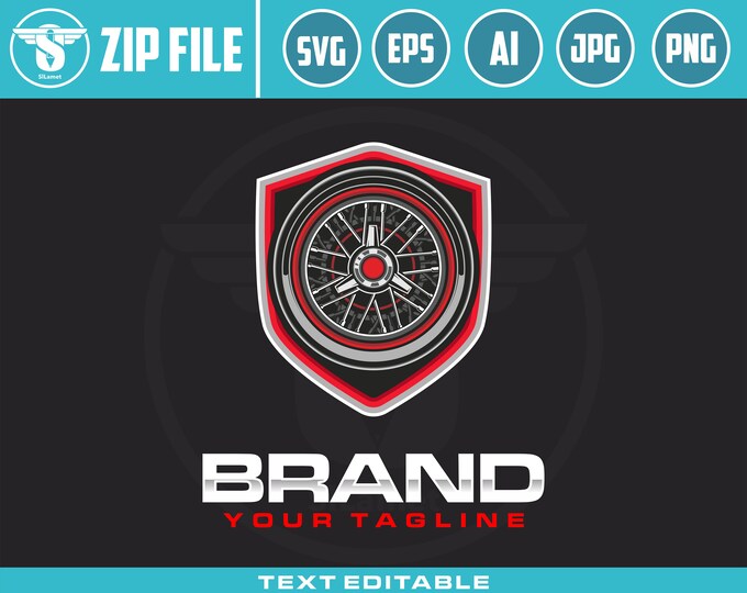 Car Rim classic logo SVG, Tire service logo, automotive logo, Wheels SVG, Tires svg, Car Wheel,Mechanic Logo, Fix Car Repair Service Garage