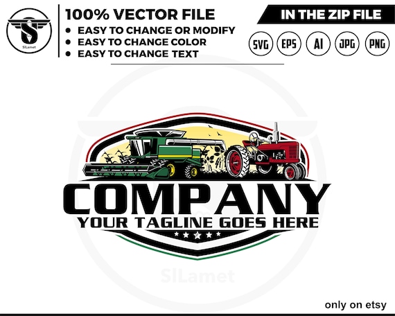 combine harvester and tractor logo - 1946 Farmall H Tractor -  Farms logo - grain tractor -  combine new holland logo - John Deere 9610