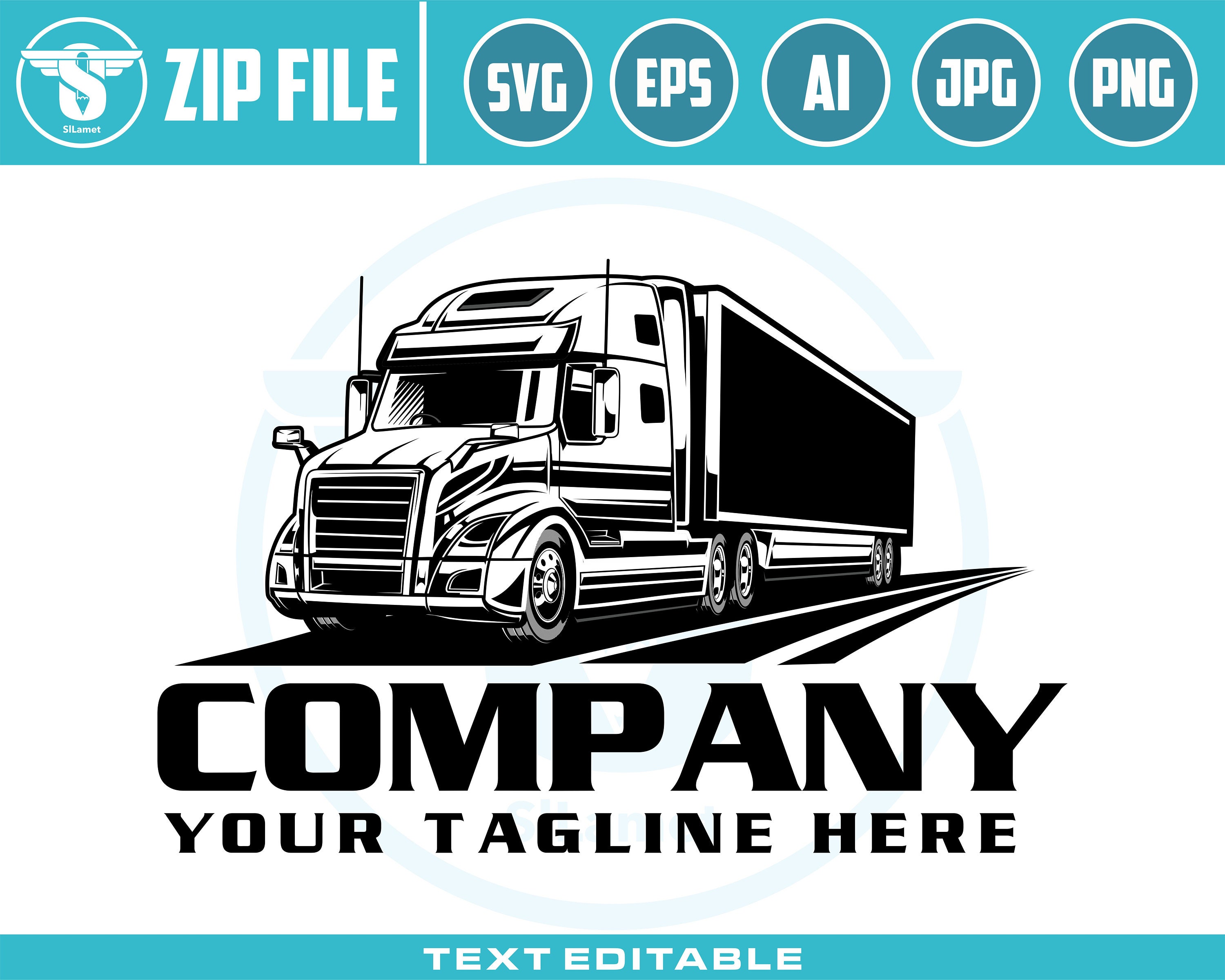 Trucking svg Trucking Company Logo Moving Truck Truck Etsy België