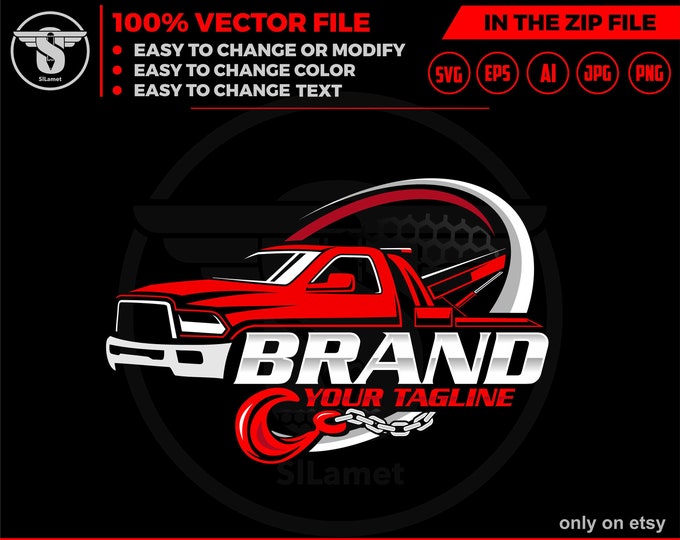 tow truck logo, towing truck logo, towing logo template, towing chain svg, , tow truck logo, towing service logo, tow car logo