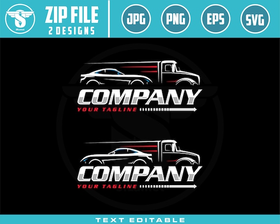 automotive logo, trucking logo, truck and car, truck line art, truck outline, truck svg, trucking, semi truck, truck trailer, truck clipart,